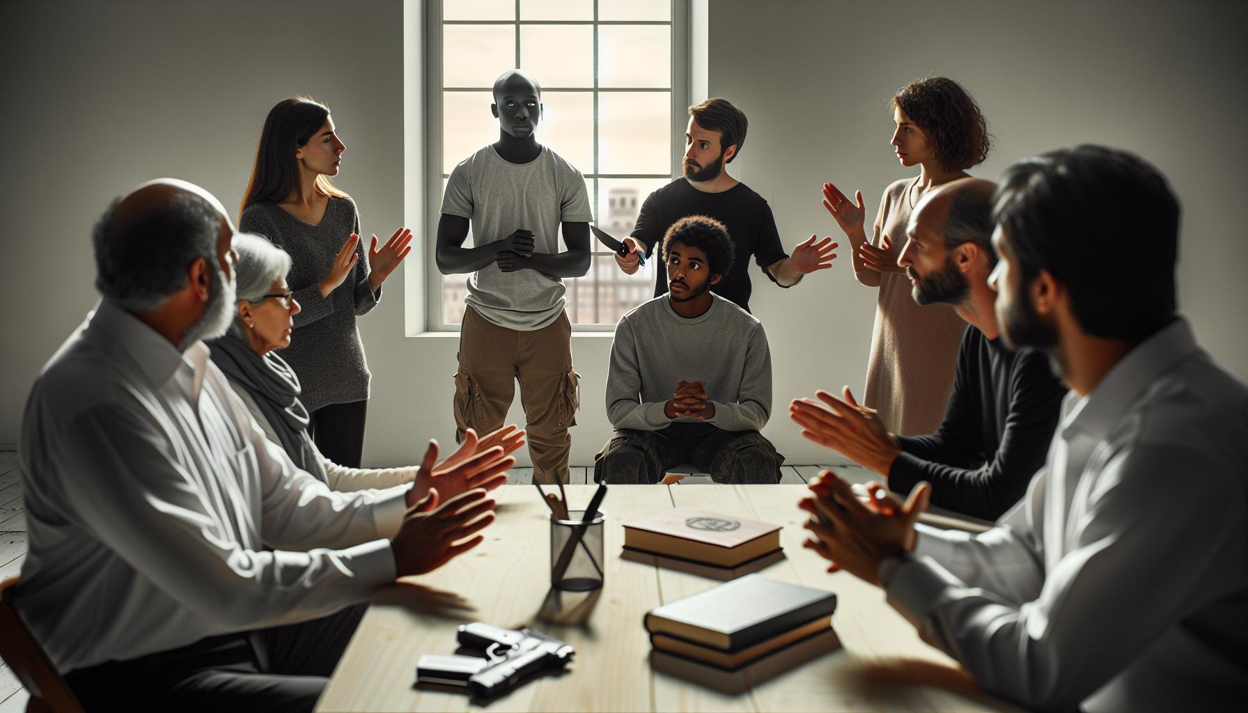 De-escalation Techniques Before Resorting to Knife Defense