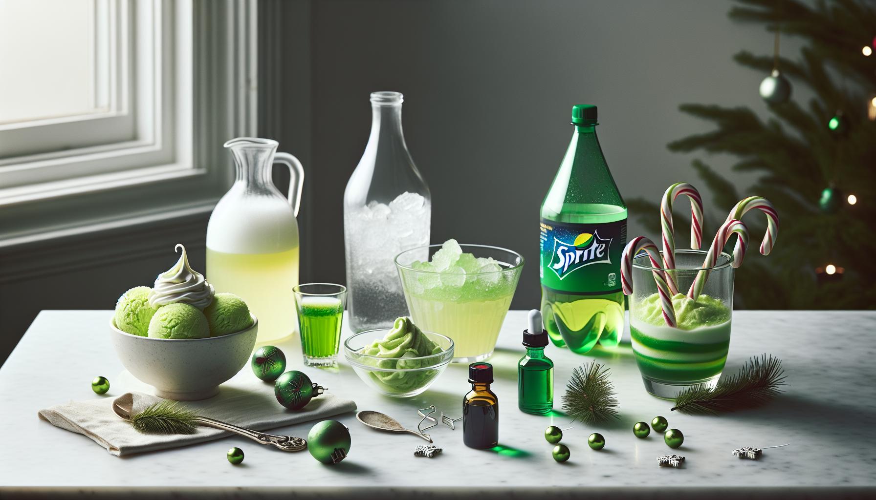 Essential Ingredients for a Festive Grinch Punch