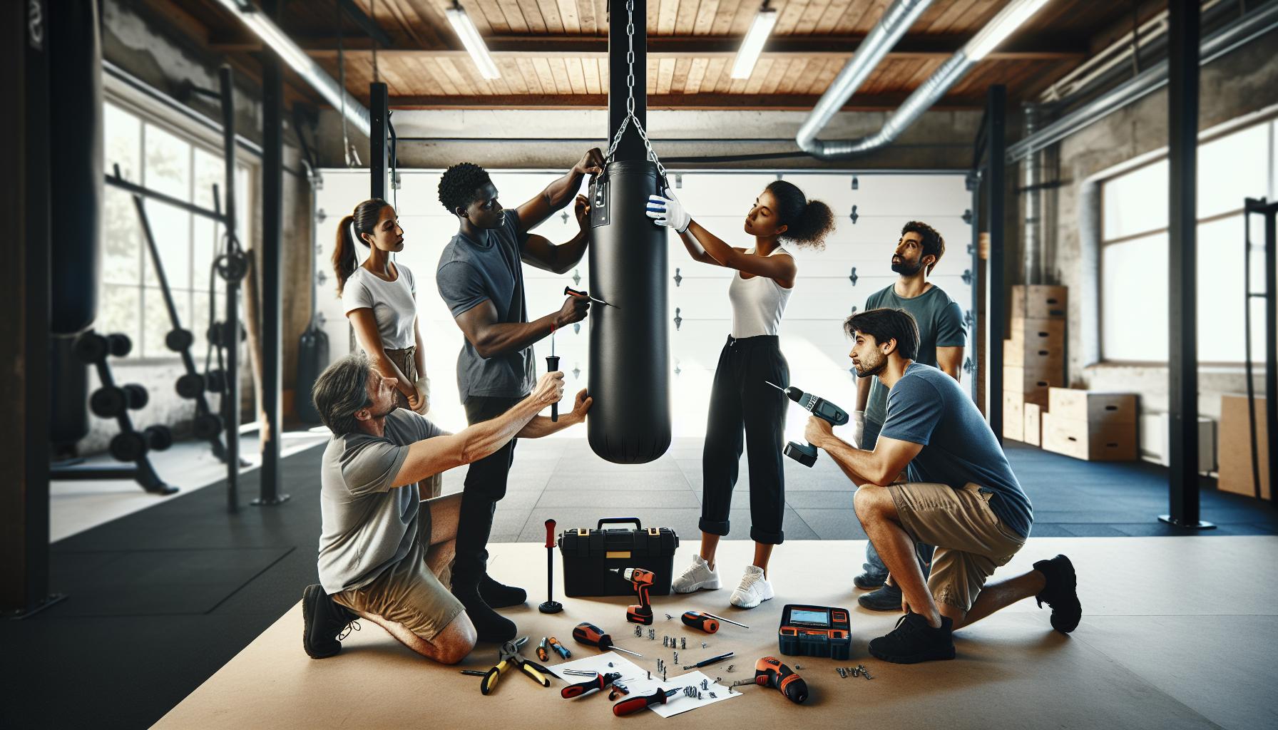 Safety Measures for Hanging a Punching Bag