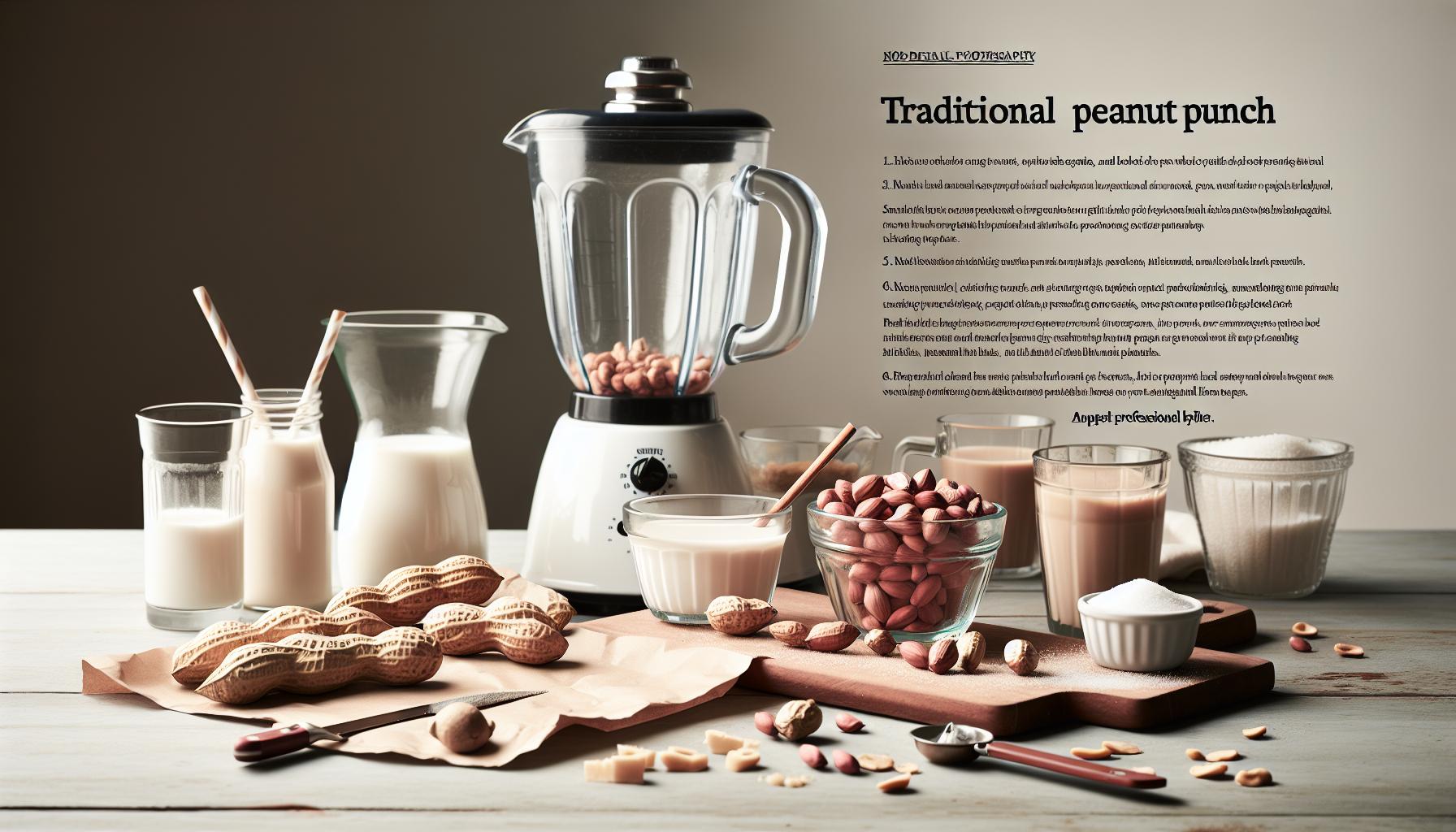 Step-by-Step Guide: Making Traditional Peanut Punch