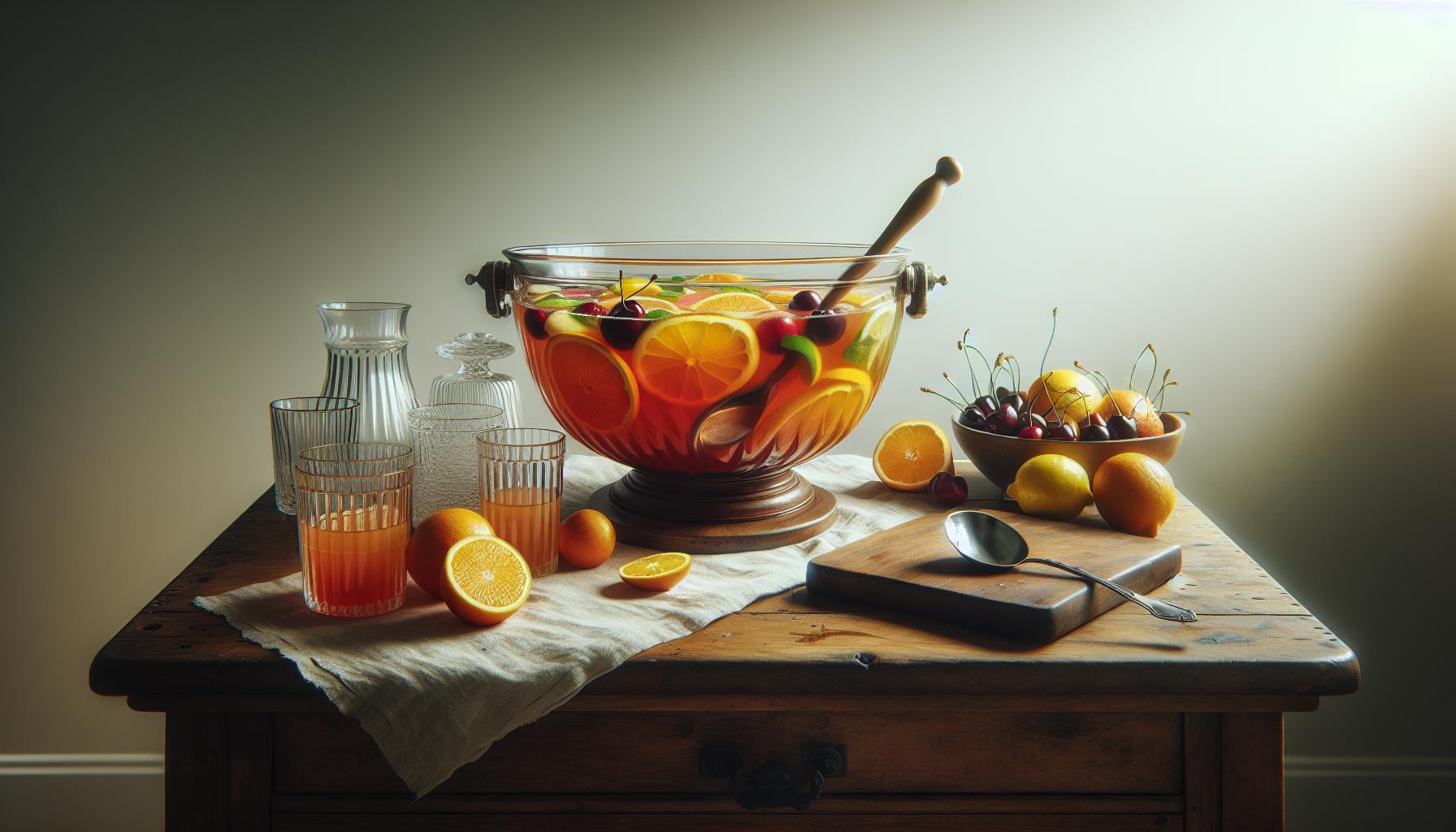 Classic Recipe for Alcoholic Punch