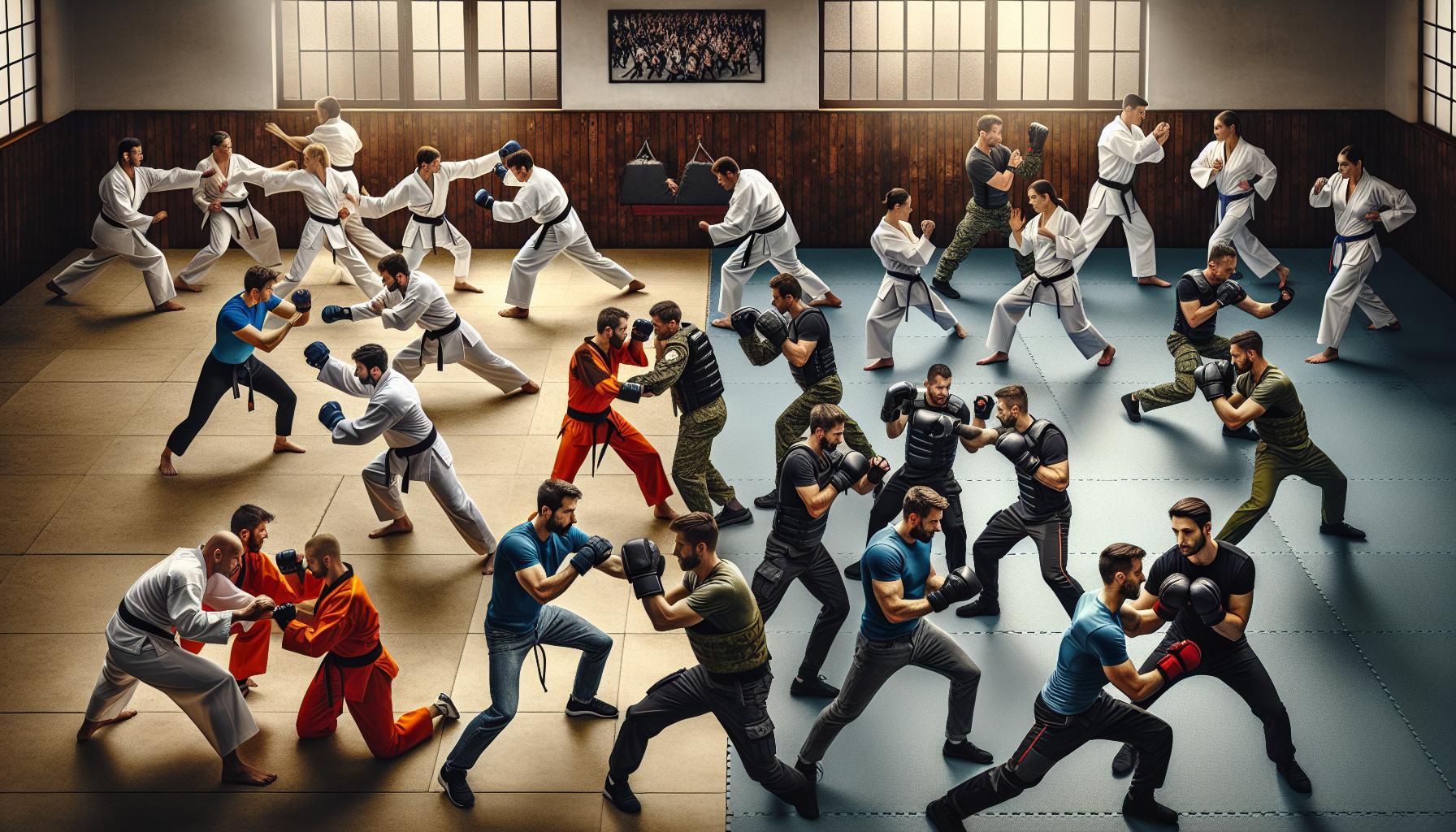 Comparison: Krav Maga vs. Traditional Martial Arts