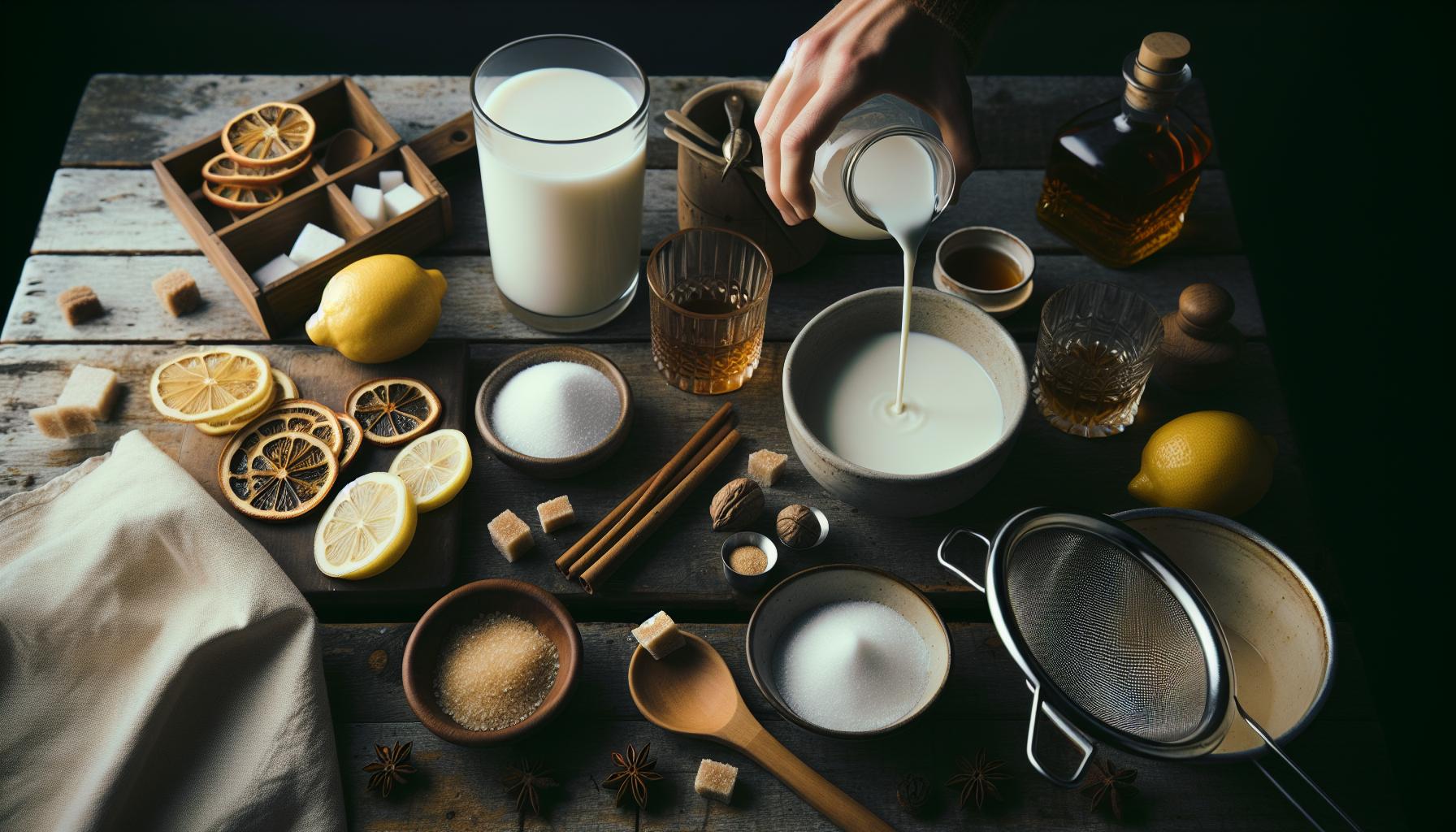 The Essential Ingredients for Milk Punch
