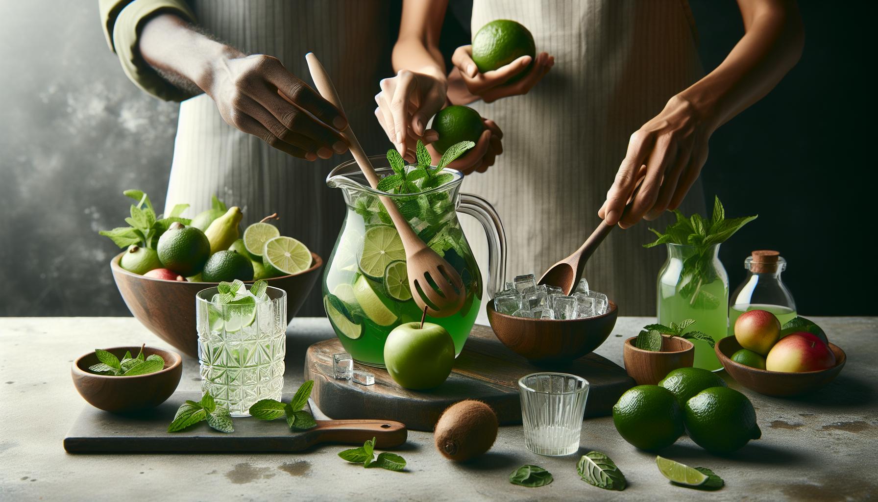 Mixing Techniques for a Perfect Green Punch