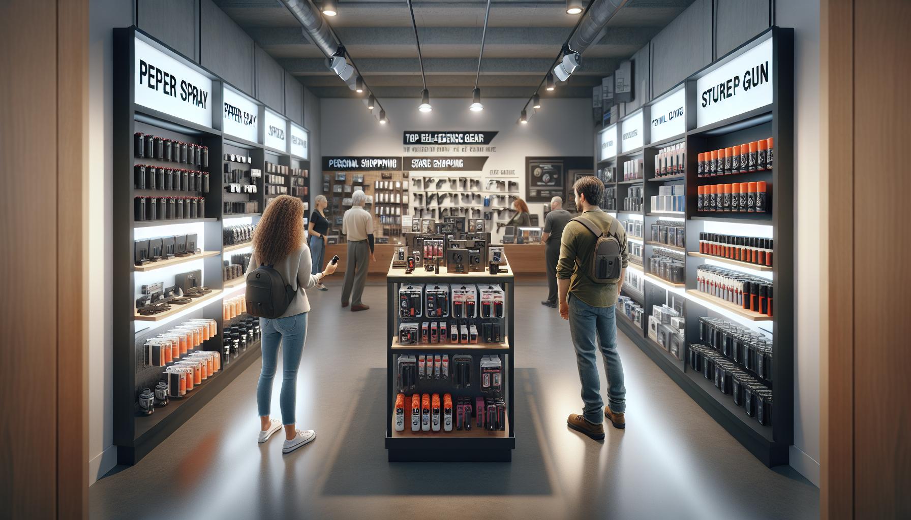 Top Retailers for Self Defense Gear: In-Store Shopping Experience